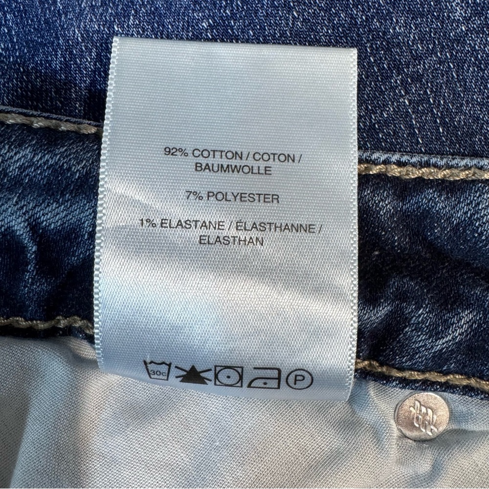 Silver Jeans Dark Wash - Classic Suki Skinny Back Pocket Stitch Size 18W - Picture 7 of 7